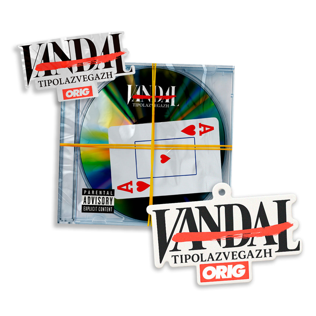 KIT AIR FRESHNER AND STICKER VANDAL TIPOLAZVEGAZH